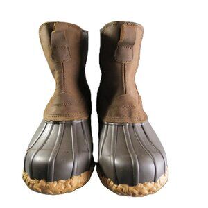 Guide Series Men's Pull On Boot Insulated Rubber Sole Brown Size 8M